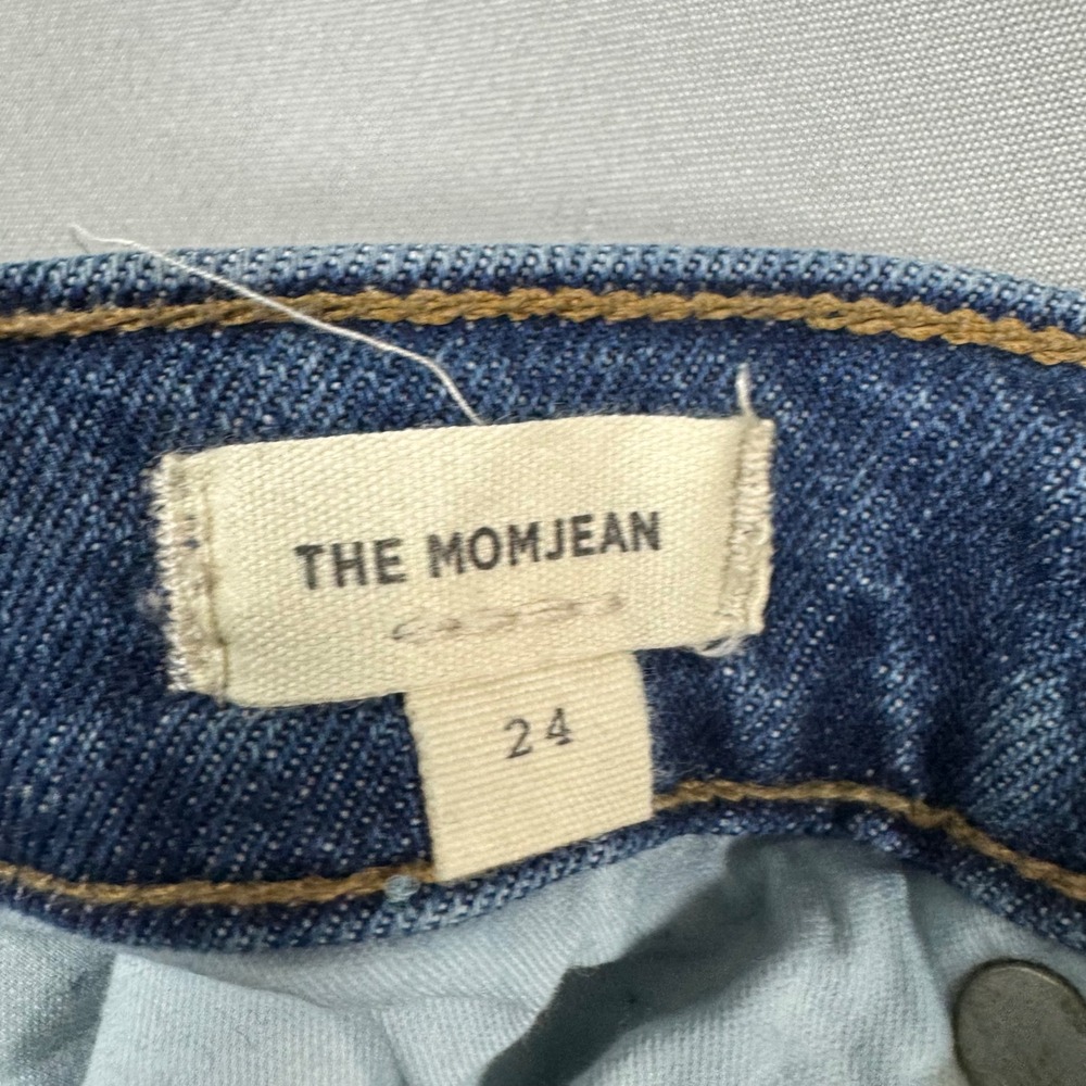Madewell The Momjean‎ High Rise Jeans Women's 24 Distressed Medium Wash Denim - Picture 5 of 12